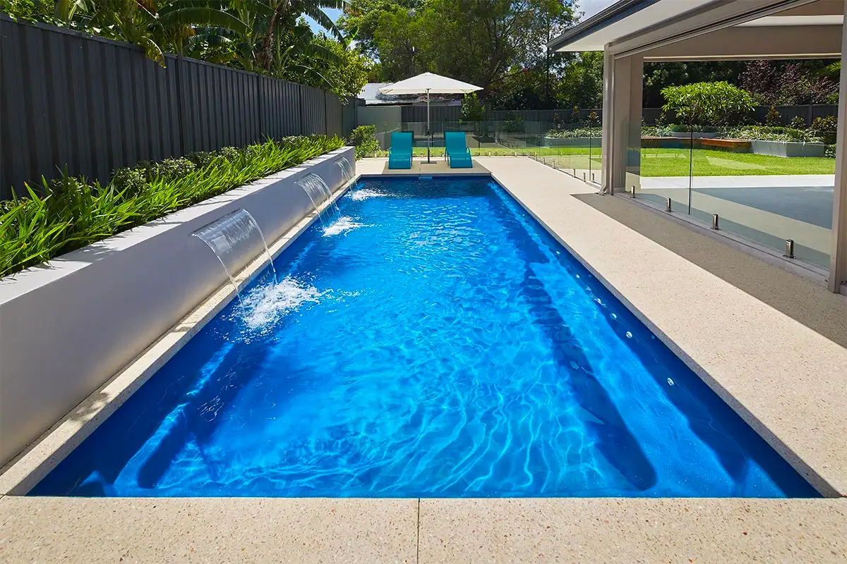 Chairs and pool