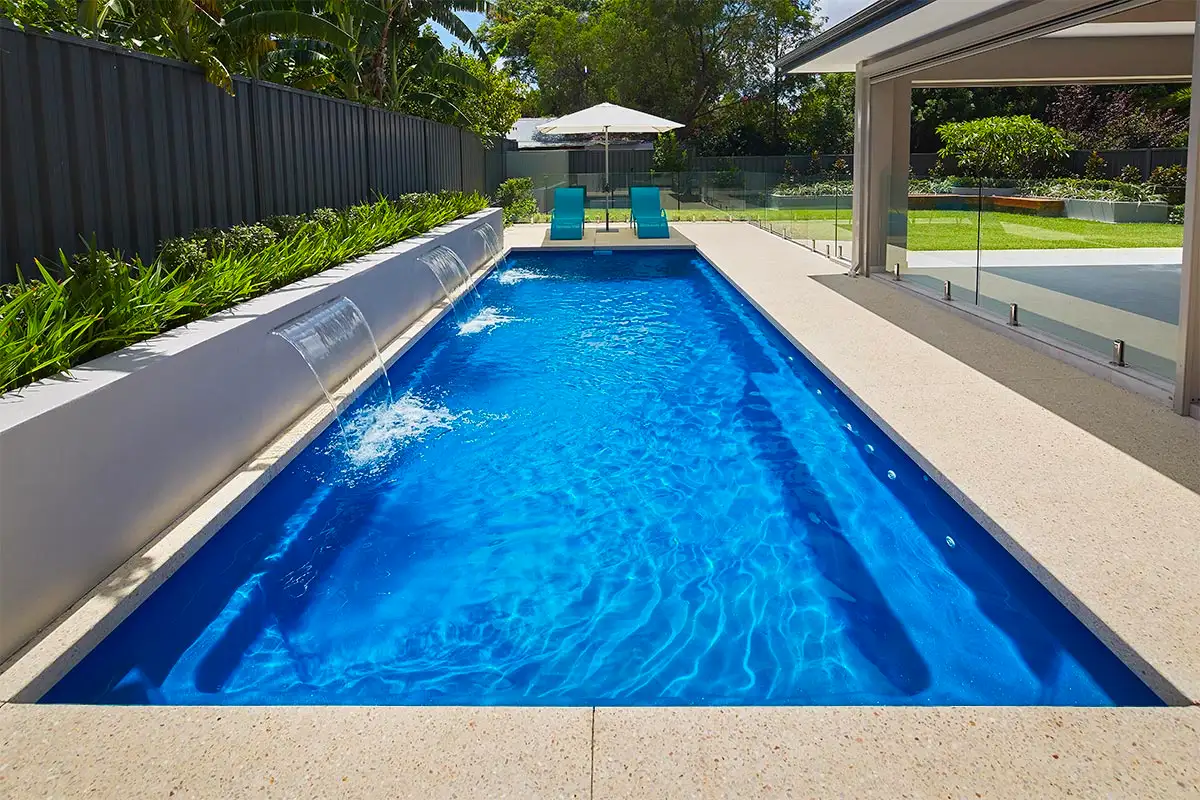 Chairs and pool