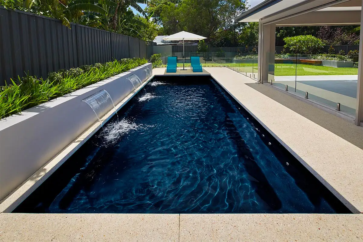 Chairs and pool