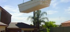 Above ground swimming pools